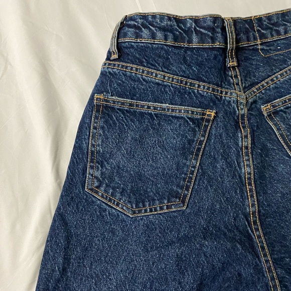 Zara mom jeans, dark blue. - Picture 2 of 4